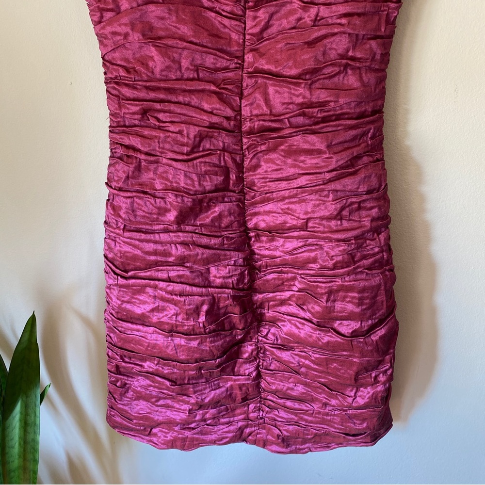 BCBGMAXAZRIA Silk Cocktail Dress - Picture 6 of 9